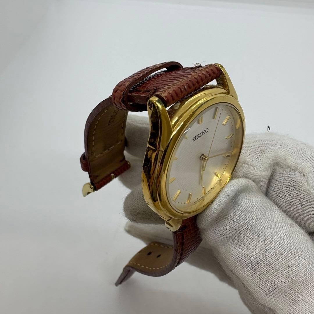 SEIKO gold watch, working condition, crown OK
