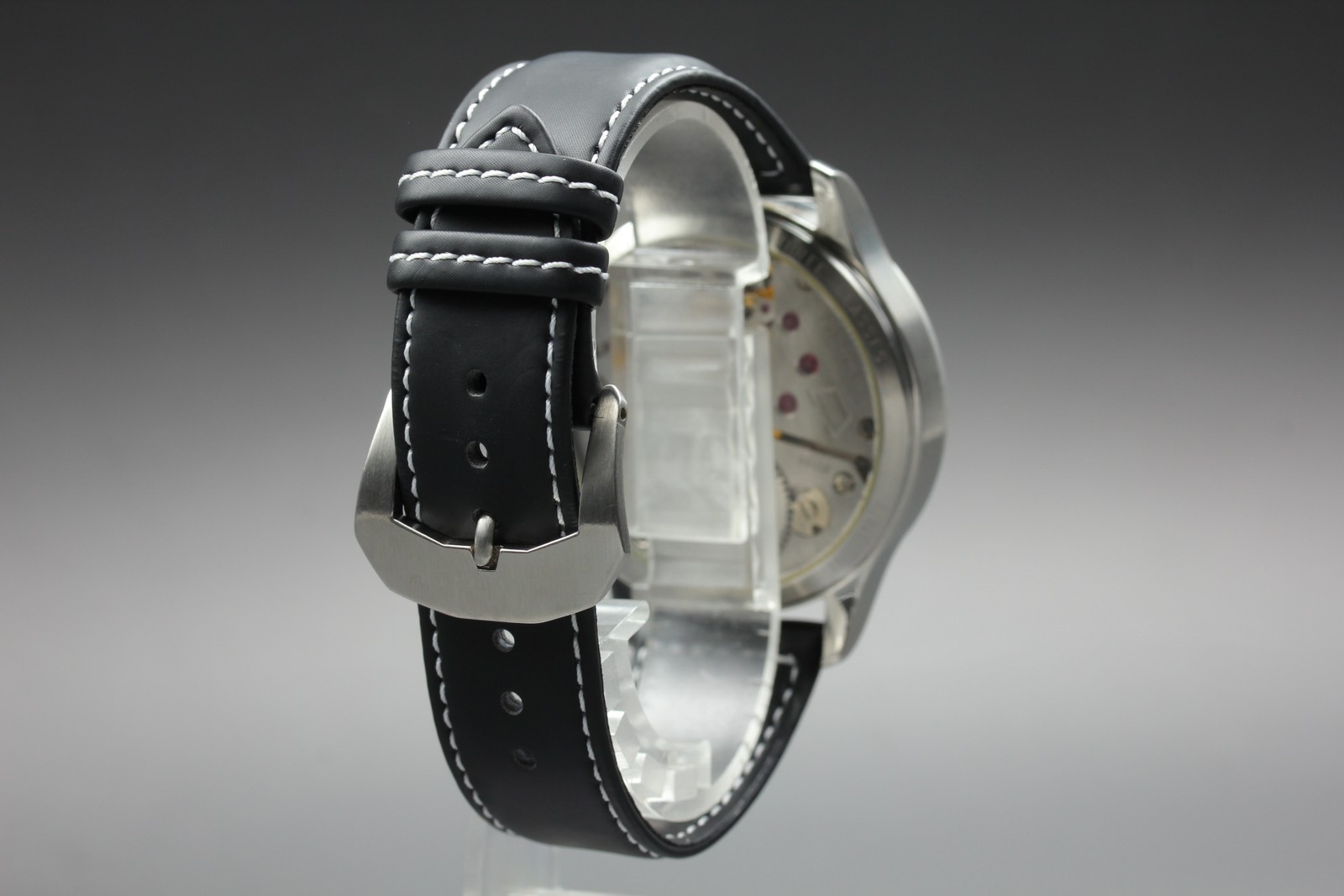 Anonimo Opera Meccana Three Glasses 5004 Black Small Second Manual Winding Watch