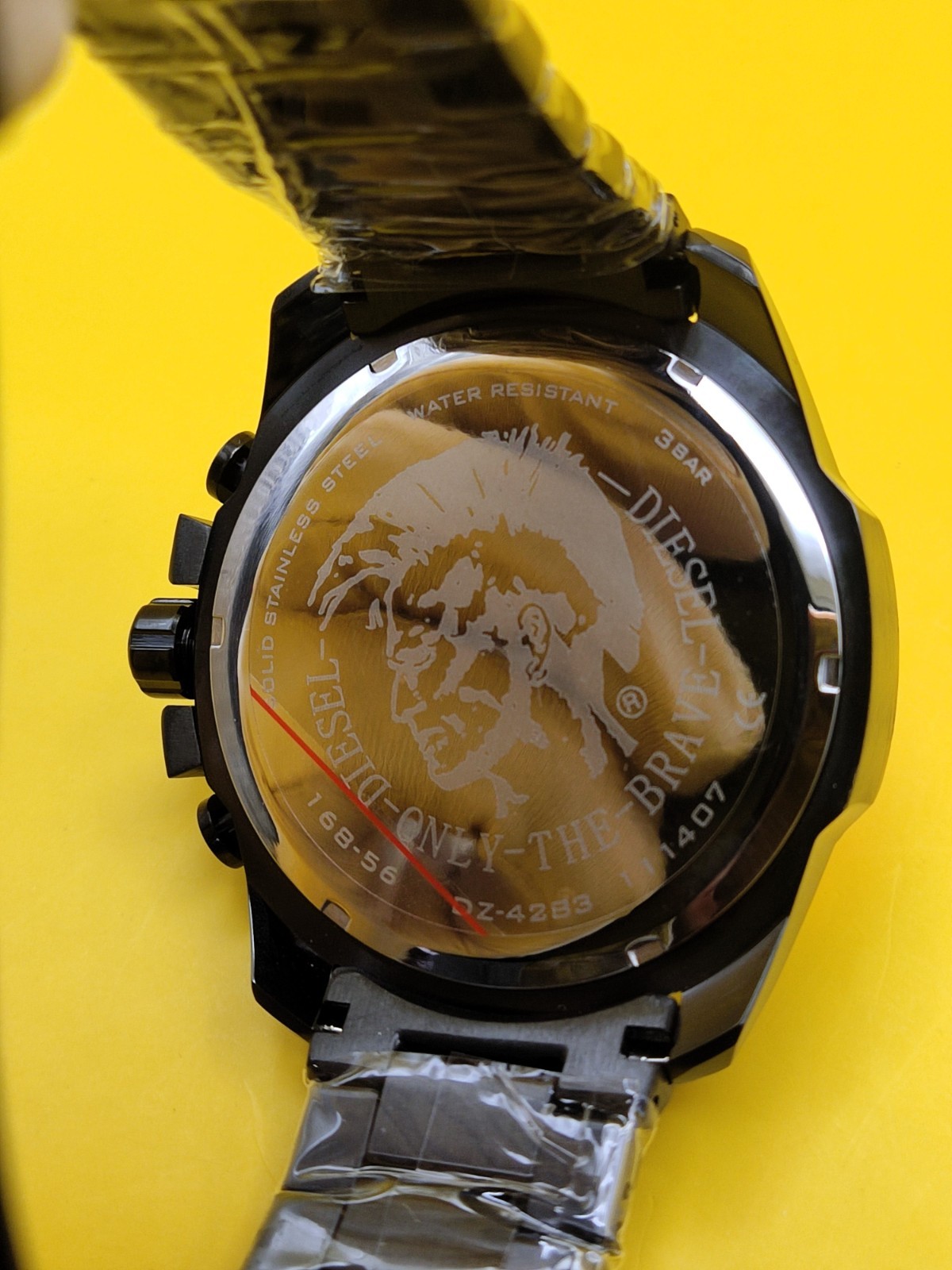 #Refurbished Diesel Only The Brave 10 Bar Black Dial Analog Men’s Wrist Watch