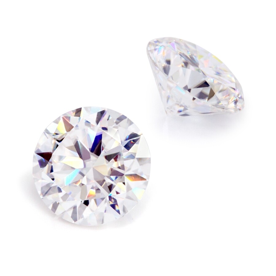 3-15mm VVS1 D Color Round Loose Moissanite Real Gem Stone GRA Certificate