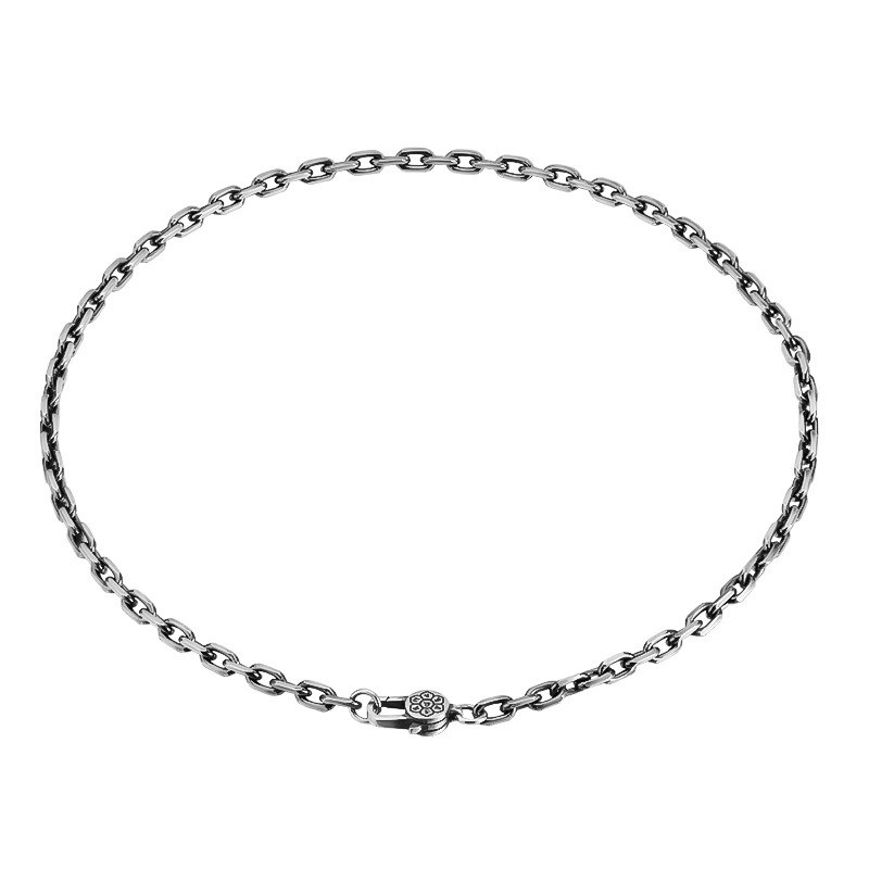 Artisan Cable Link Chain S925 Sterling Silver Heavyweight Men & Women Necklace