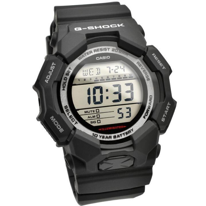 Casio G-Shock GD-010-1JF Quartz Gray Dial 51.9 mm Watch