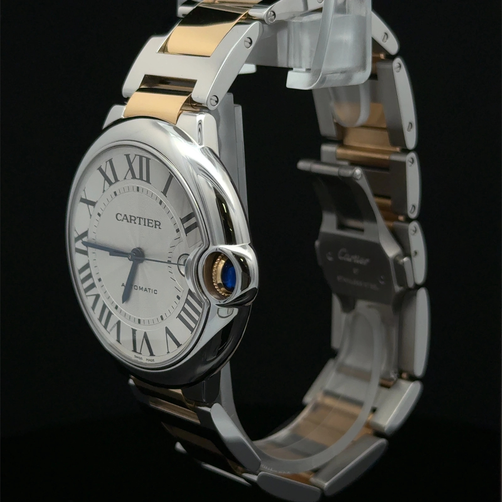 2022 Cartier Ballon Bleu Silver Dial Bracelet Bracelet W2BB0031 Complete