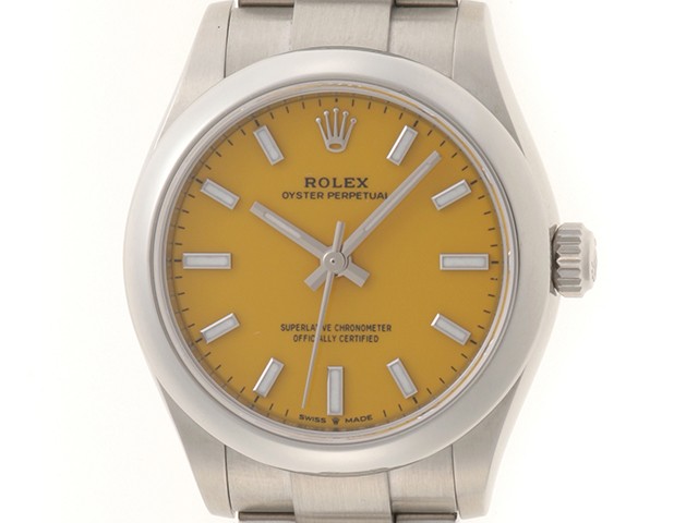 ROLEX 277200 Oyster Perpetual 31Watches Yellow dial Stainless Steel Women【…