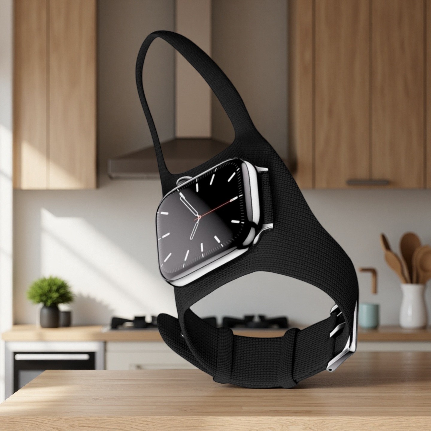Breathable Knit Ergonomic Band, Perfect View Angle for All Apple Watch