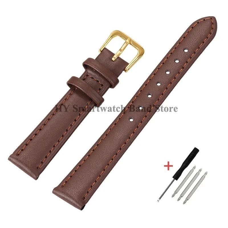 Leather Watch Strap 12mm to 24mm Genuine Replacement Soft Bracelet Watch Band