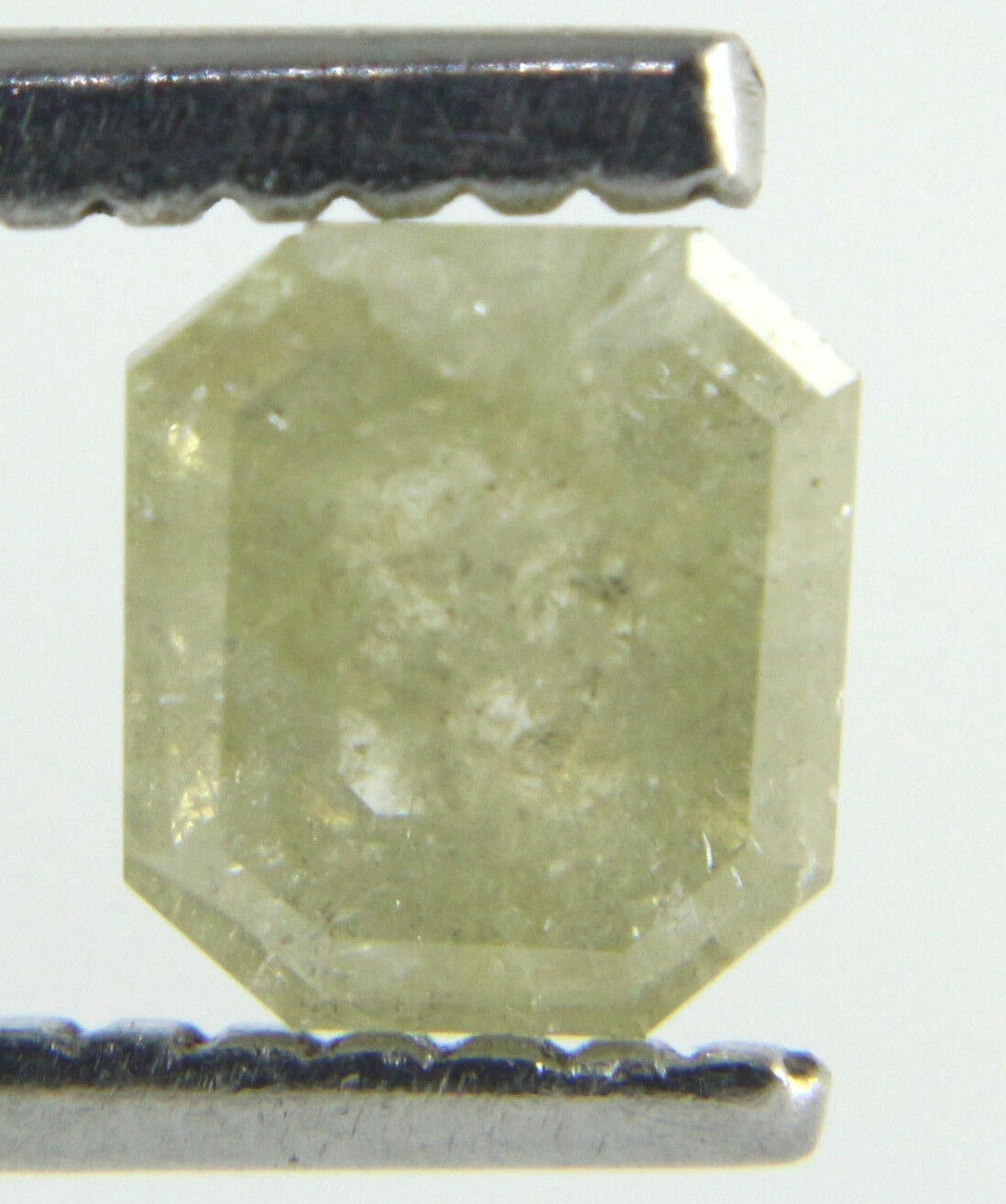 0.56cts Natural Beautiful Gray Color Radiant Rose Cut Diamond 5.36×4.85×2.20 MM