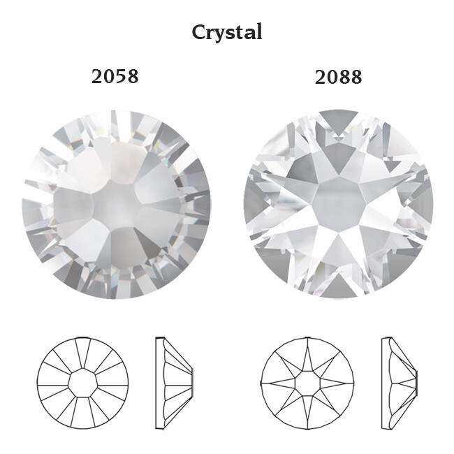 2088 Hotfix Crystals Strass Rhinestones Flat Back Glass Stones HotFix Iron On