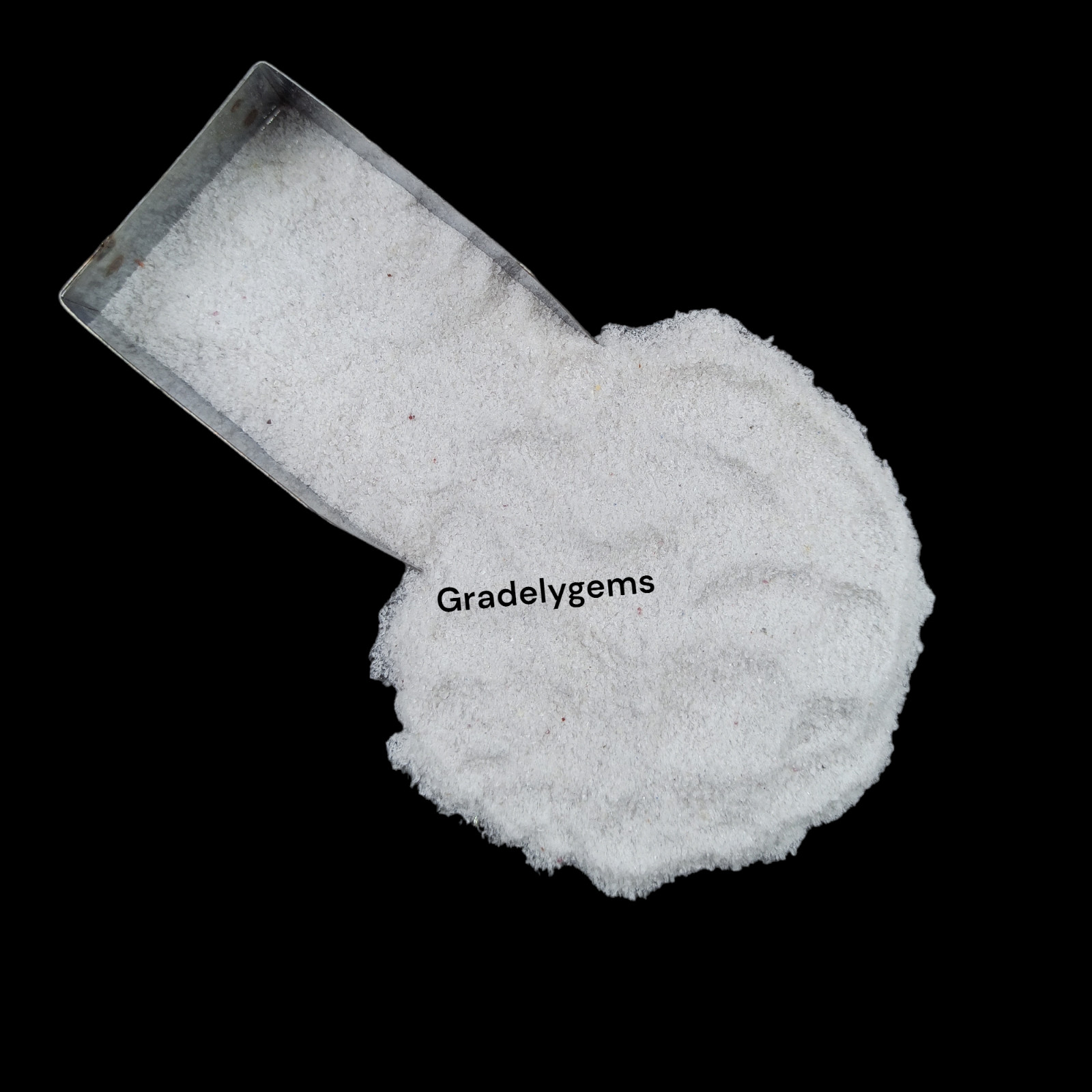 Natural Rose Quartz Gemstone Crushed Powder – Healing Crystal for DIY Crafts