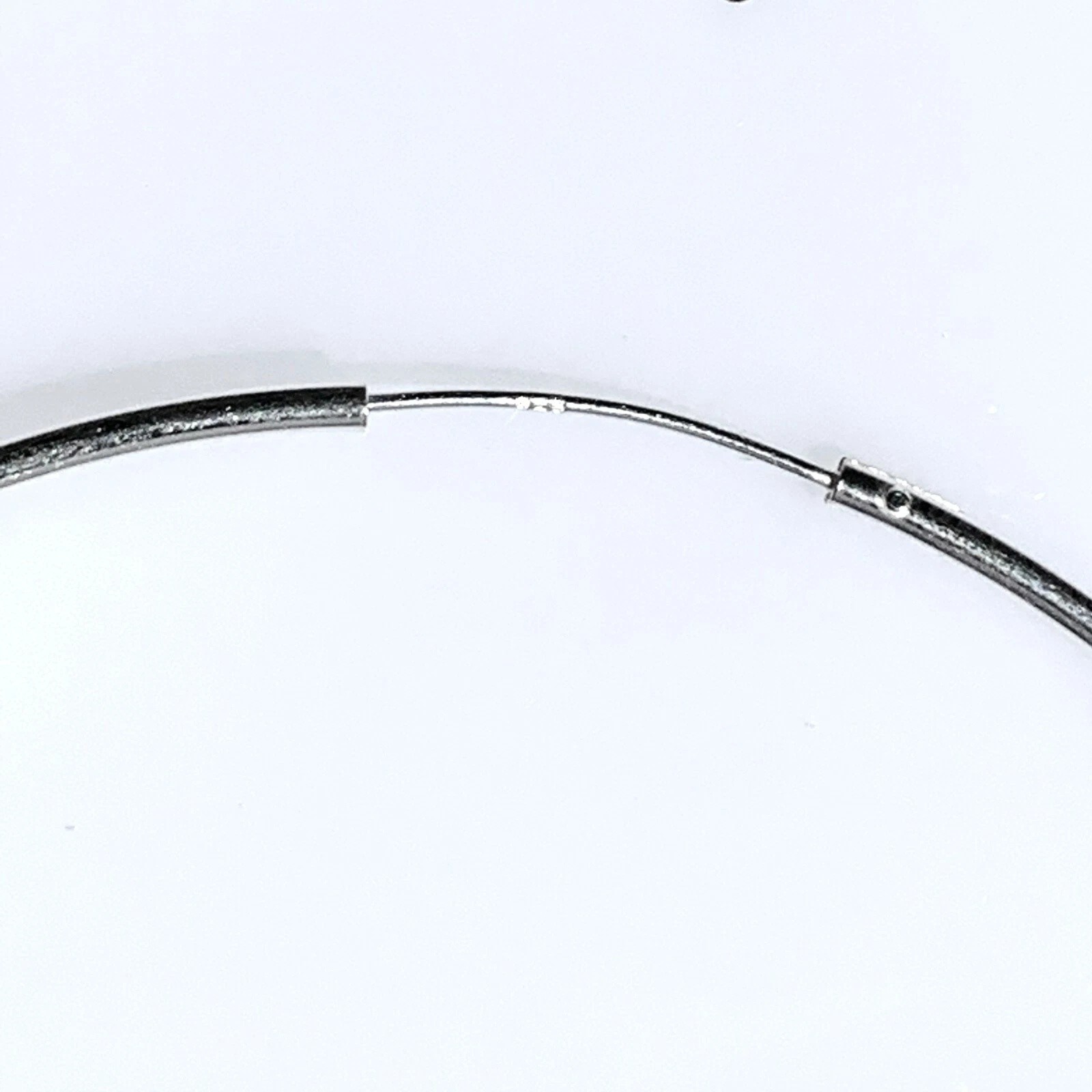 2.75″ Large Real 925 Sterling Silver Hoop Earrings pair Girls Big, Thin, Trendy