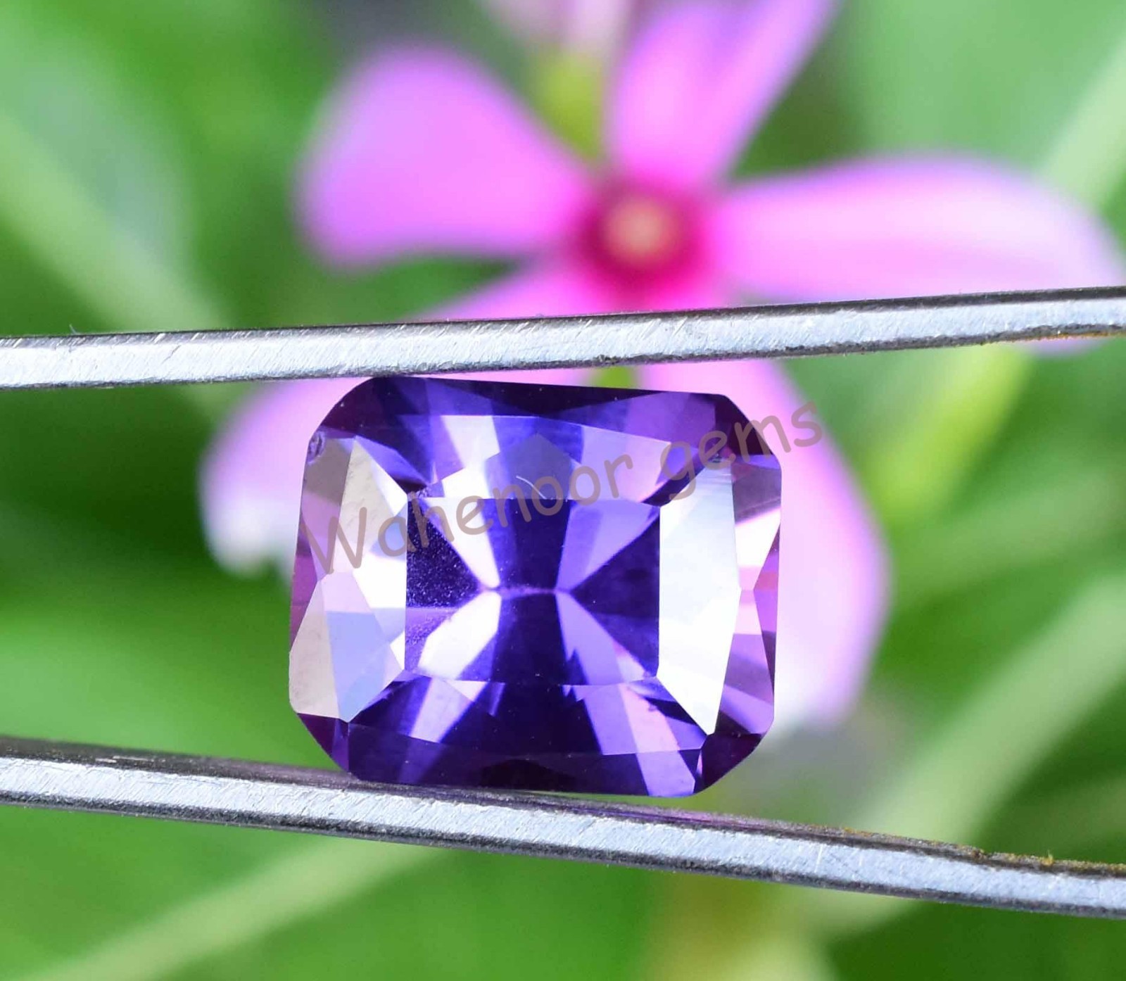 Natural 8.05 Ct Boysenberry Sapphire Emerald Master Cut AGL Certified Gemstone