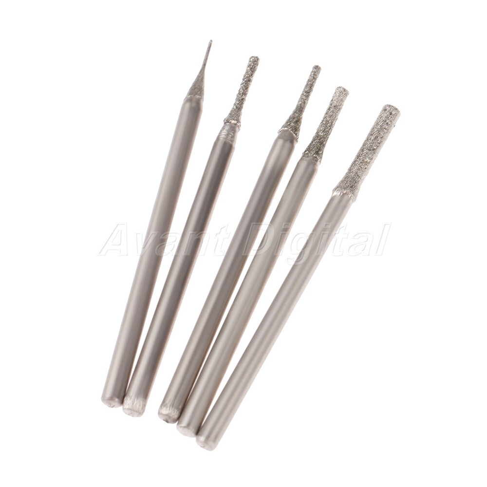 7x Carborundum Diamond Abrasive Bur Grinding head Punching Jade Crystal Ceramic