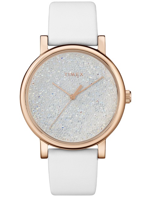 Timex Trend Crystal Opulence Women’s Round 38mm Quartz Watch – TW2R95000JT
