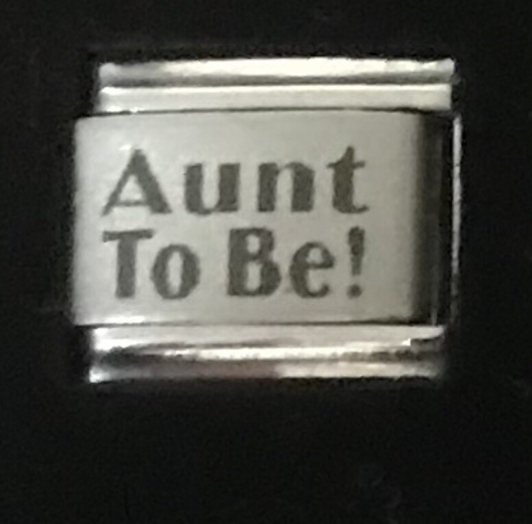 Aunt To Be! Laser Wholesale ITALIAN CHARM 9MM K15