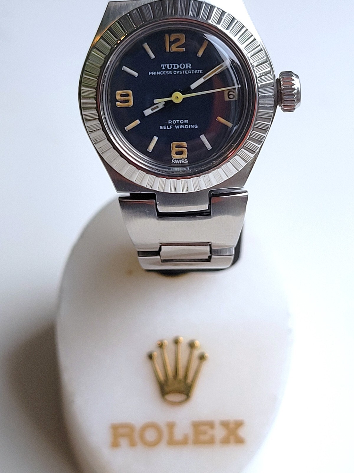 Tudor Princess Oysterdate Ranger Auto Blue Dial 9311/0 Vintage 26m Women’s Watch