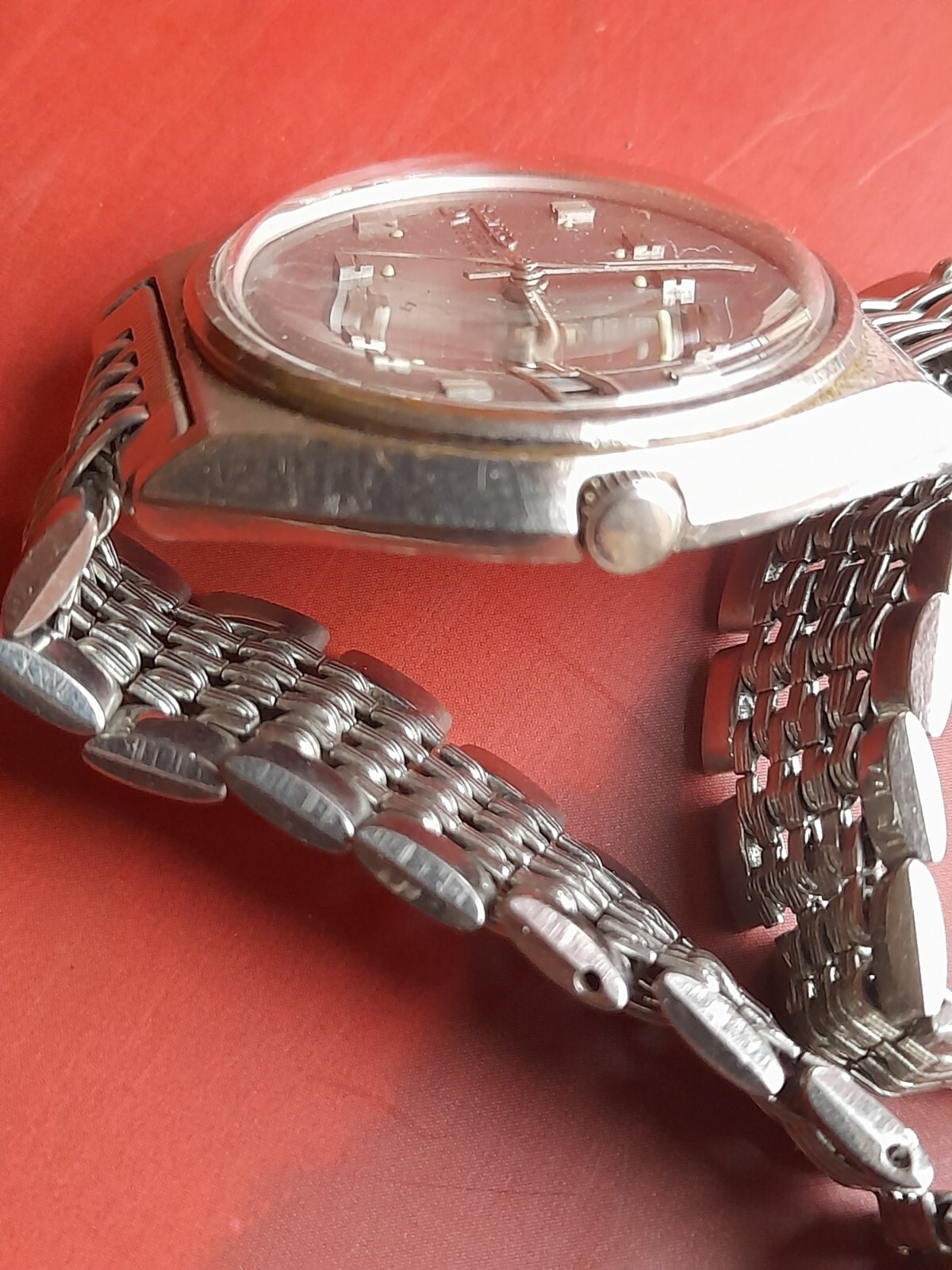 Rare Vintage SEIKO LM 5606-7010 23j Mens Automatic Watch _3047