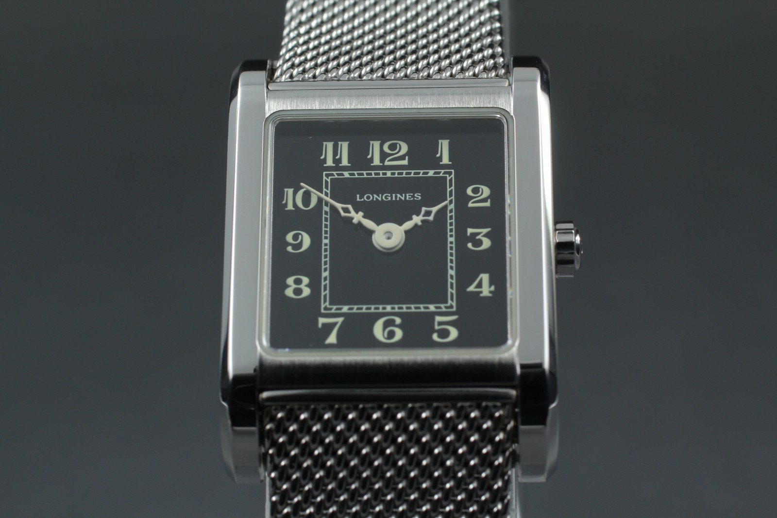[Near MINT++] LONGINES L5.173.4 Black Dial 19mm Quartz Women’s From JAPAN W779