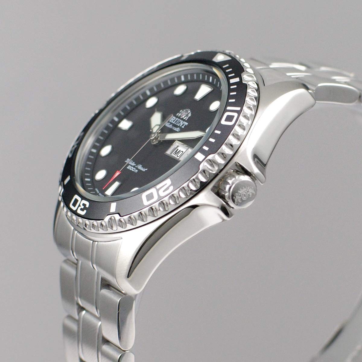 ORIENT Ray II Analog Automatic Silver Toned Stainless Steel Watch FA002004B9 Men