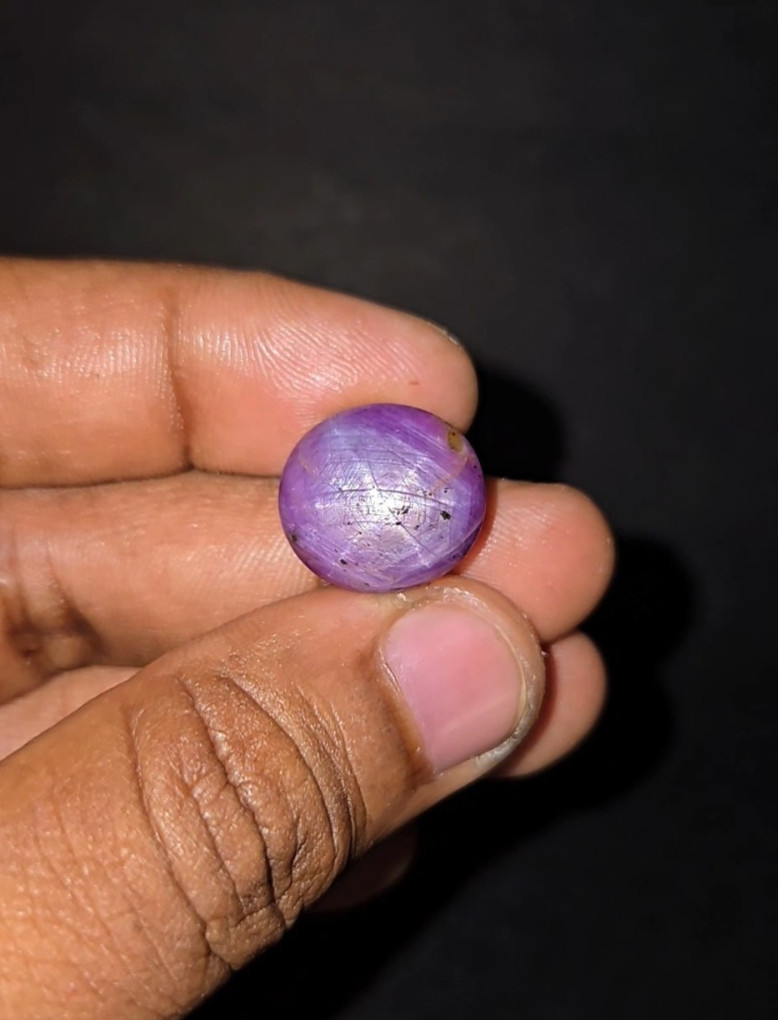 Natural 26.75 Ct Star Ruby Pink Oval Cabochon untreated loose gemstone