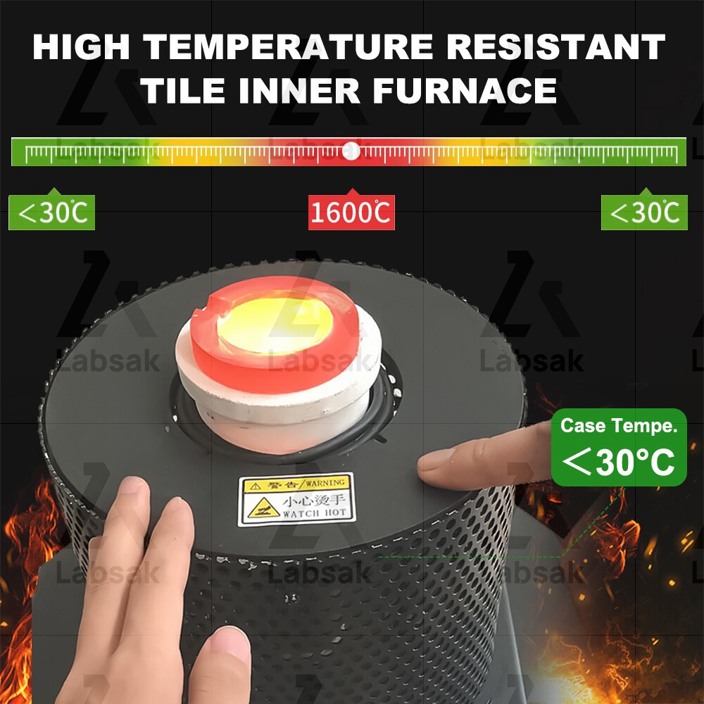 Metal Induction Smelting Furnace Melting Gold Silver Copper Smelter Machine