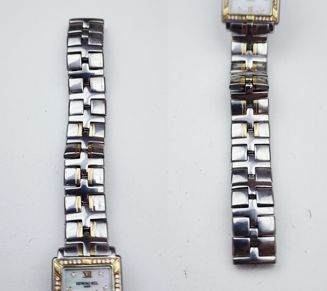 Women’s SWISS Watch RAYMOND WEIL “Parsifal” 9630. Diamonds Bezel/Dial. MOP Dial