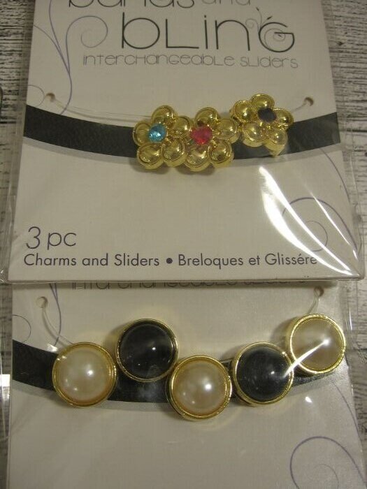 NEW Slider Beads Charms & Bracelet Jewelry Lot Enamel Rhinestones 43 Pc.