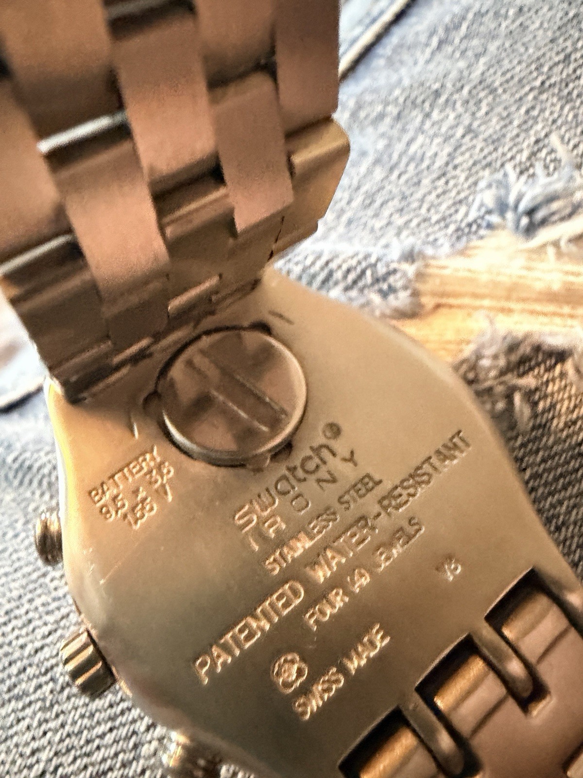 Swatch Irony Watch (model YCS575G) Stainless Steel