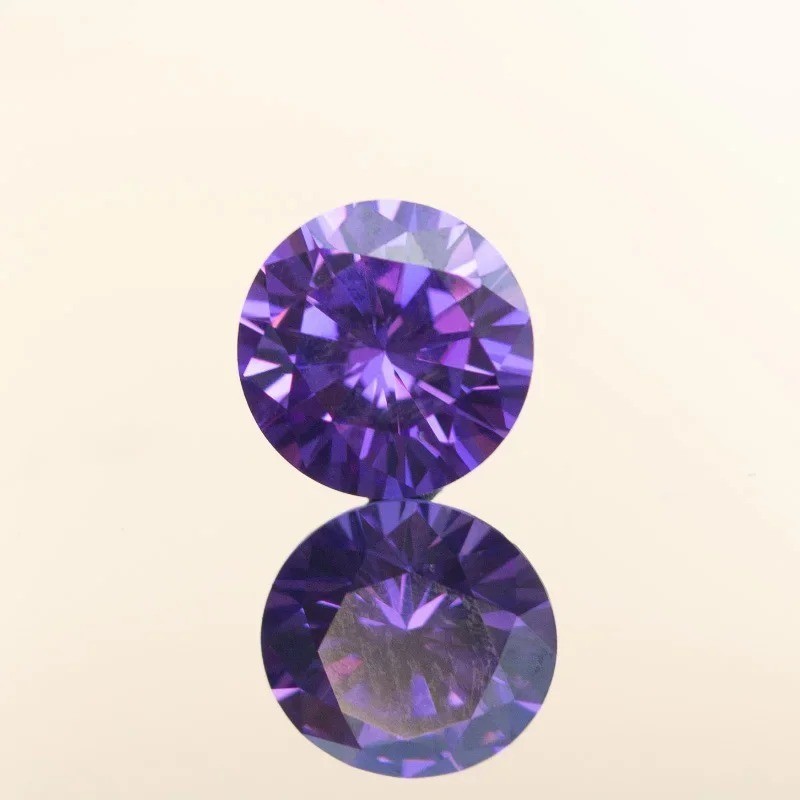 Round Cut 5A Cubic Zirconia Stone Mix Colors 15 Loose CZ Stones Synthetic Gems.
