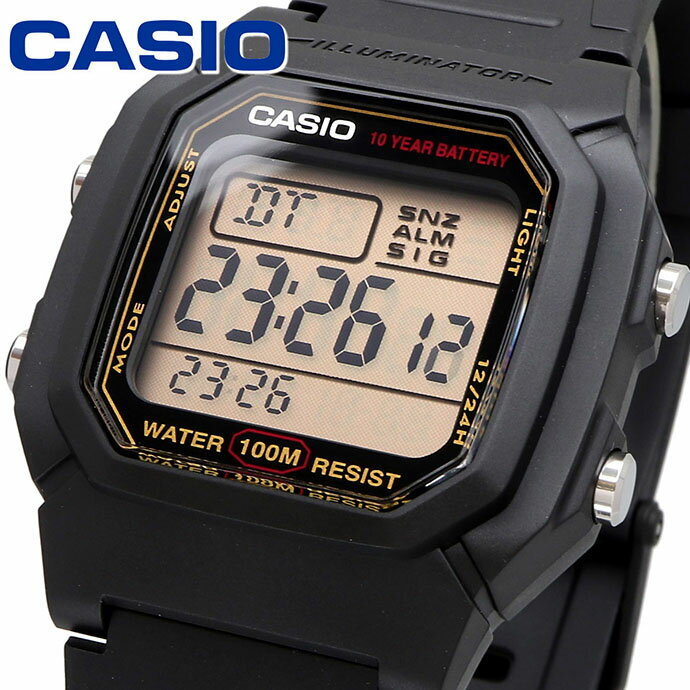 CASIO W-800HG-9AV Watch Cheap Casio Chipkashi Simple Unisex Digital New no Box