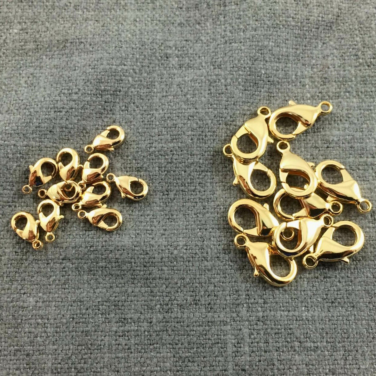 14K Gold Filled Lobster Clasps Claw Bracelet 14/20 Lock Chain Findings