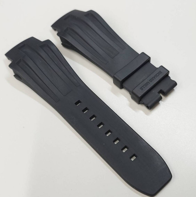 Authentic Richard Mille Black Rubber Strap For RM028 28M