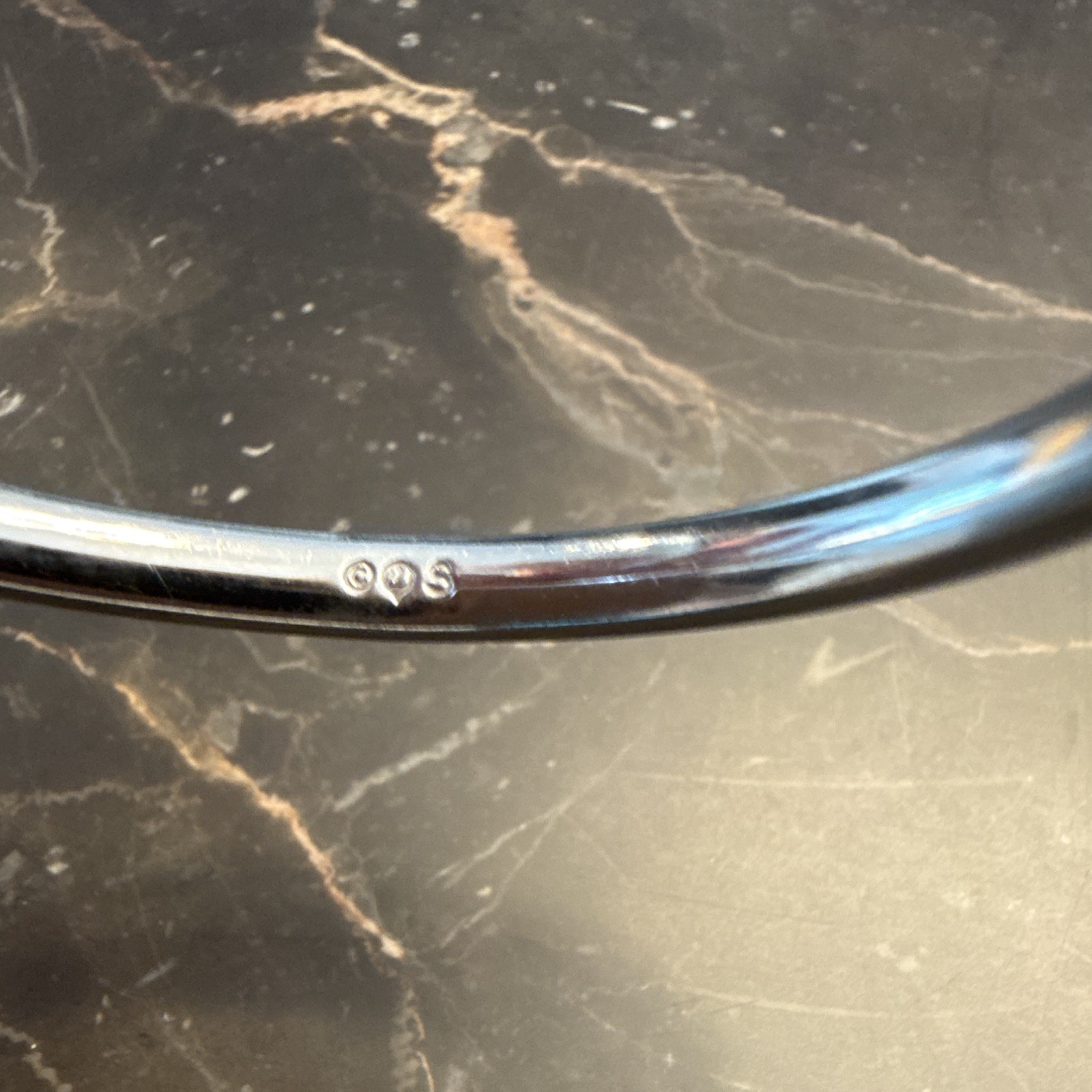Swarovski Sublima bangle Snow pavé, White, Rhodium plated – Size Small