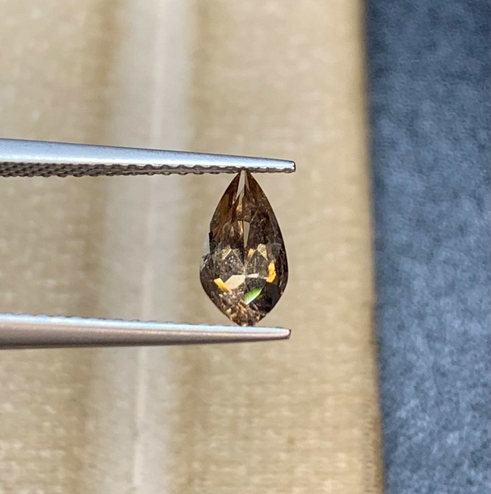 Natural Axinite Gemstone, 0.73 Crt From Gilget