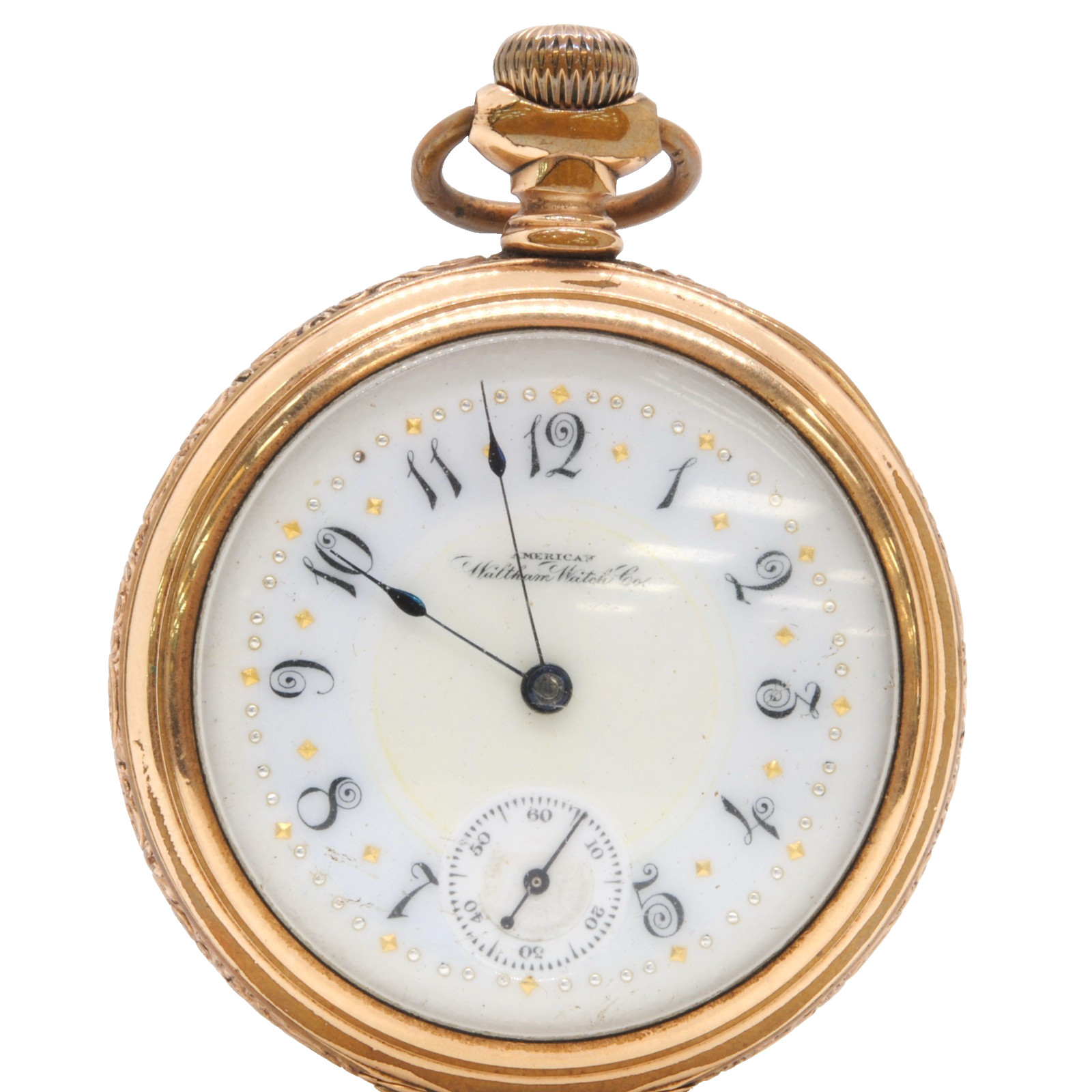 American Waltham Grade 22 Model 1888 16s 11j Screw Set Gold Fill Pocket Watch