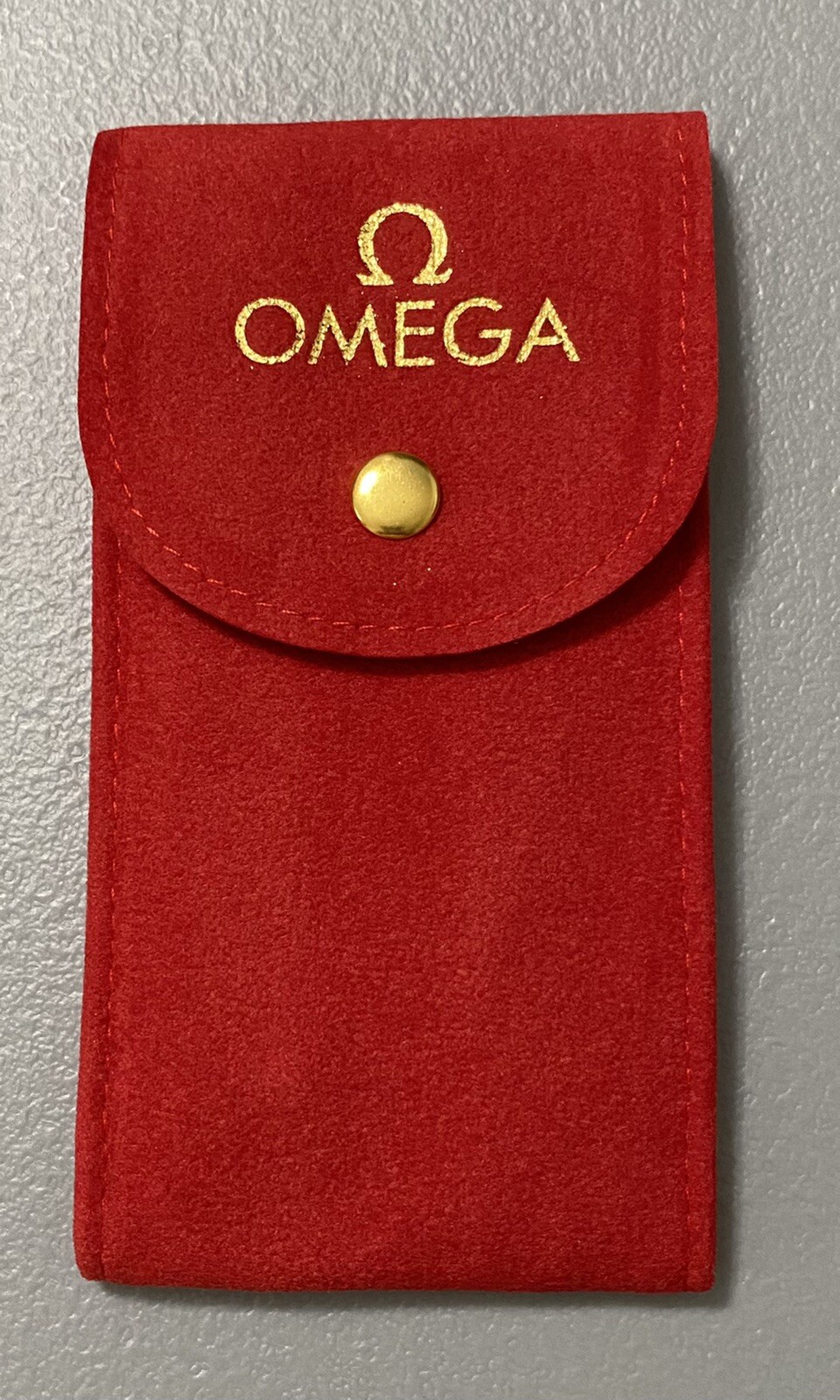 OMEGA RED  POUCH/ TRAVEL POUCH/SERVICE POUCH WITH INSERT FAST SHIPPING USA