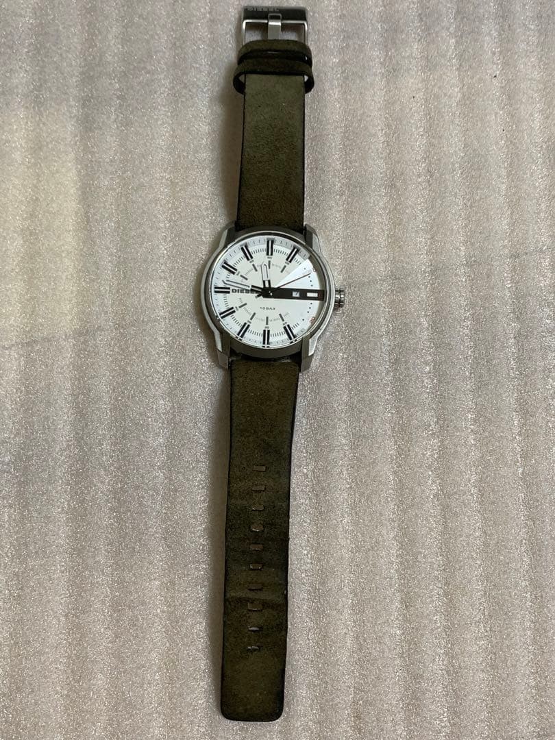 DIESEL Silver/White Watch 10BAR Seiko Citizen