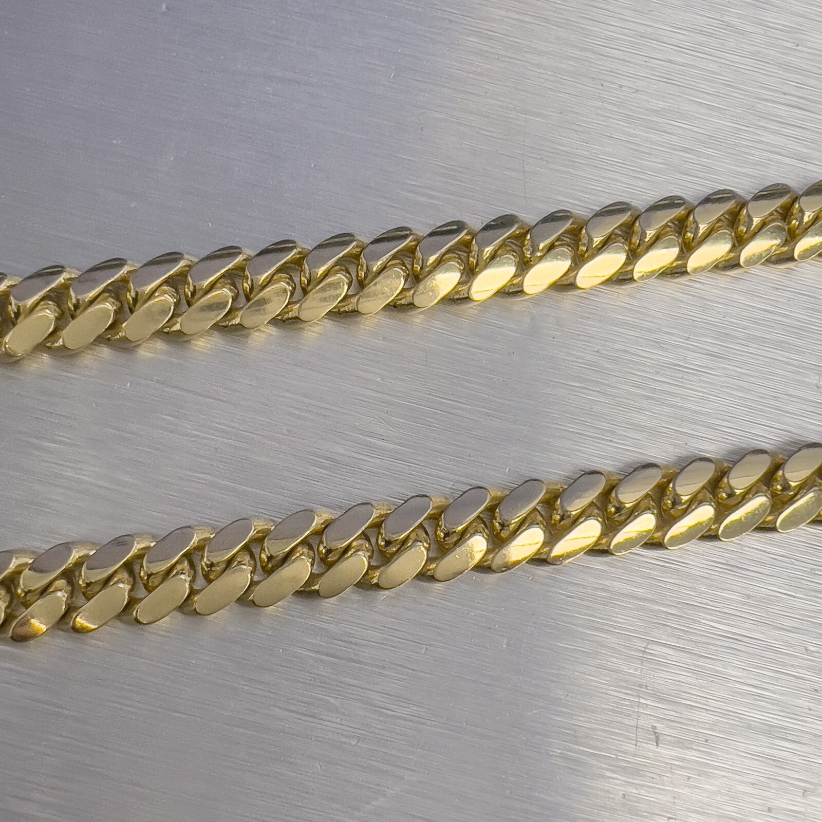 14k Yellow Gold Miami Cuban Curb Link 6.90mm Chain Necklace 24″ 89.9g