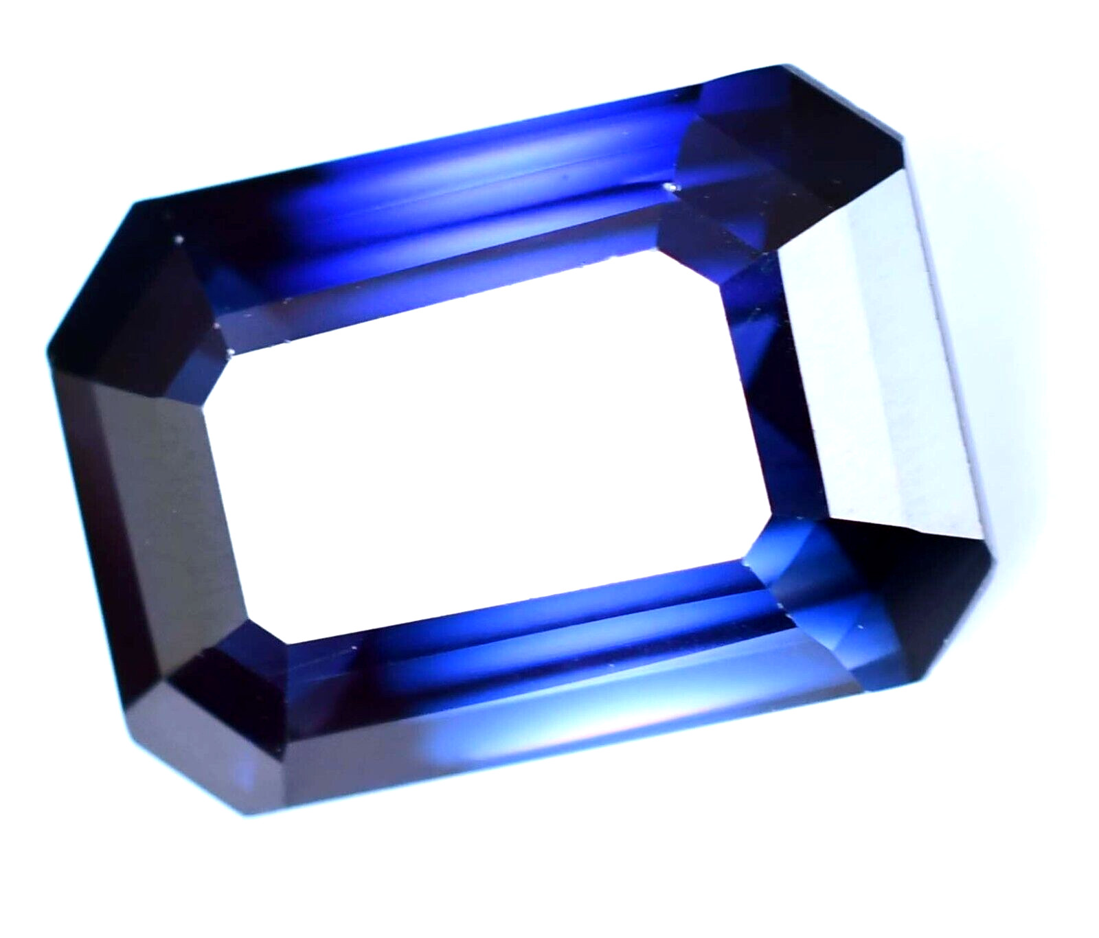 Natural Boysenberry Sapphire 19.40 Ct Treated Certified Octagon Loose Gemstone