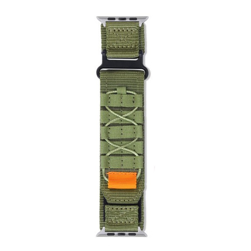 Nylon Canvas Loop Strap Fits Apple Watch Series 1-9 Outdoor Sports Watch Band