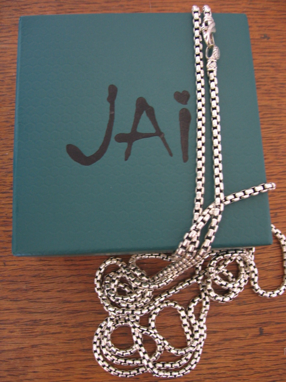 JAI John Hardy Sterling Silver 3.7mm Box Chain 72″ Necklace New 100 grams!
