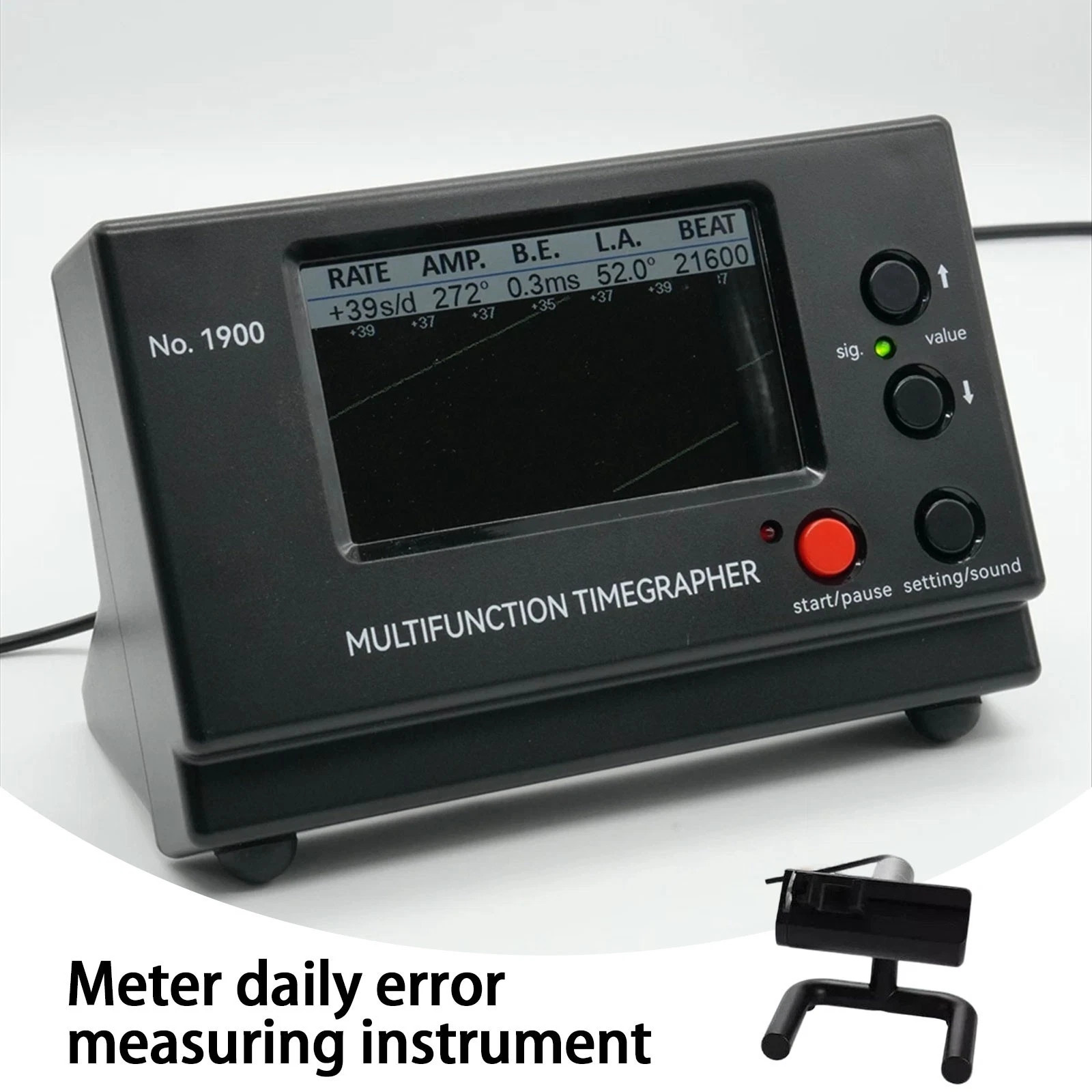Weishi 1000~1900 Timegrapher Watch Timing Machine for Mechanical Watches US Plug