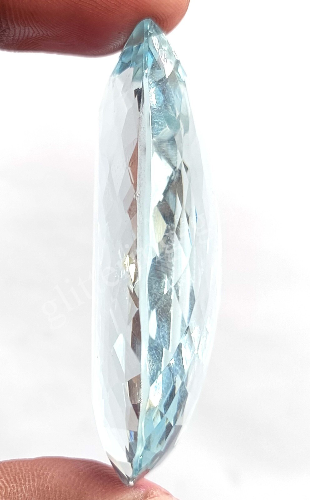 147.05 Ct Emerald Cut Sky Blue Aquamarine IGL Certified Loose Gemstone M25