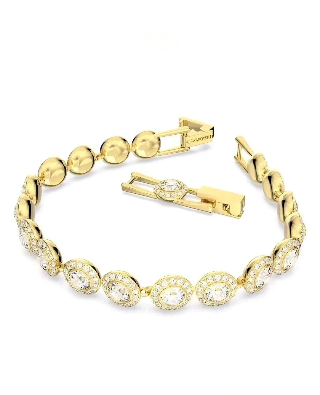 Swarovski Ariana GrandexSwarovski Tennis Necklace+Bracelet+Ear studs Combination