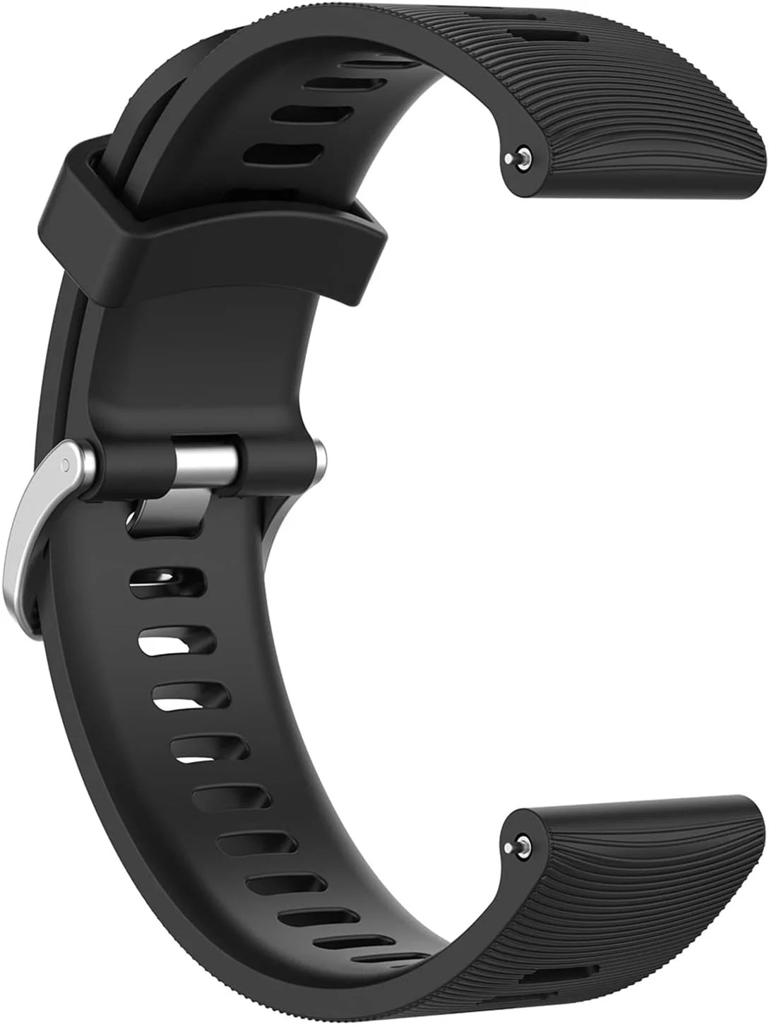 Compatible with Garmin Forerunner 245/645/55 Watch Band, 20mm Soft Silicone for