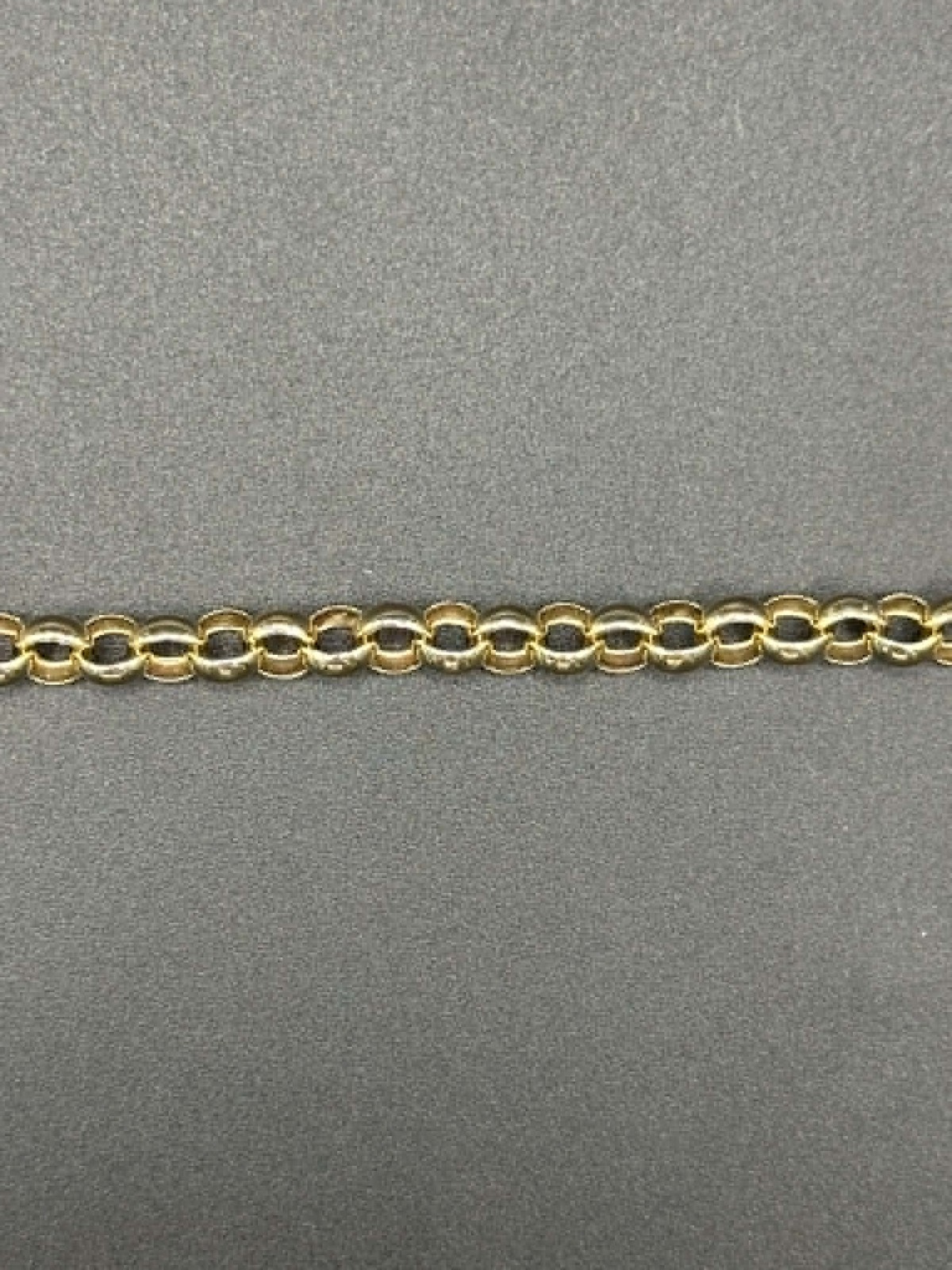 Ladies 9ct Yellow Gold Belcher Link Bracelet