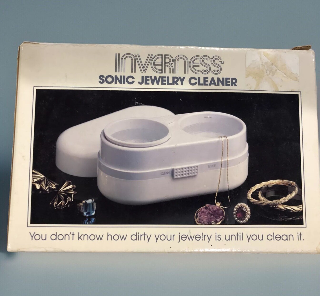 Vintage Inverness Sonic Jewelry Cleaner Cordless