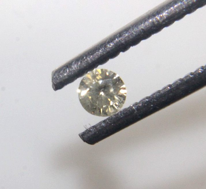 0.11 CTS YELLOW COLOR ROUND SHAPE SOLITAIRE DIAMOND 3.12-3.14×1.81 MM
