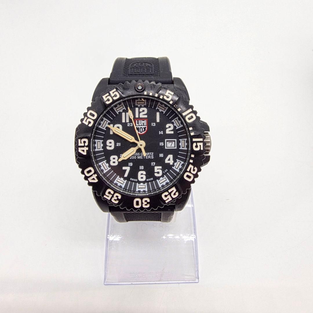 Luminox Navy SEALs 3050 Series Watch with Case Durable Carbon Black From Japan