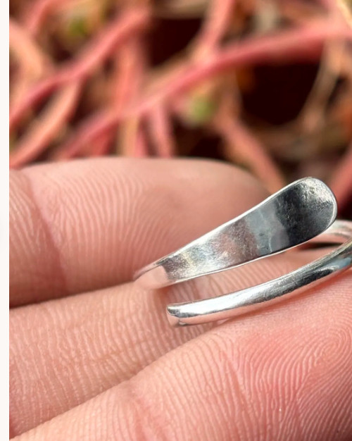 Band Handmade Silver Ring, 925 Sterling Silver, Dainty Silver Ring,