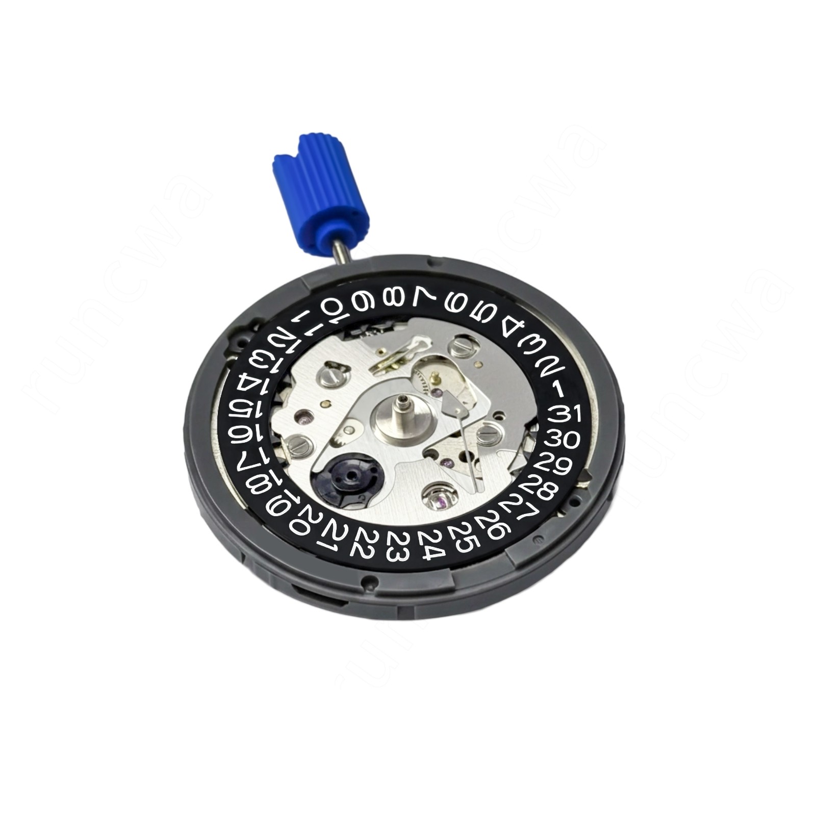 For Seiko NH35 NH35A Automatic Watch Movement Date at 3 w/ Black Date Disc (TMI)